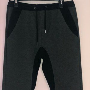 COHESIVE & Co. black and gray joggers